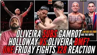 LIVE 🔴 UFC Brazil & ONE Fights 128 Reaction | Oliveira Submits Gamrot! Irvine KO!🔥