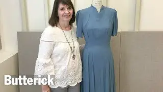 Closer Look: Butterick B6485 Retro Dress