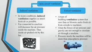 EE 409 | EMD |Types of Ventilations|