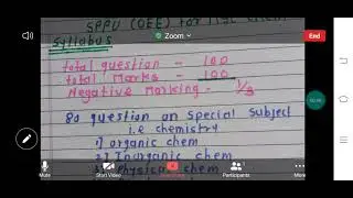 (OEE) online entrance exam #sppu for #Msc #Chemistry & other courses