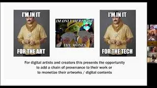 Week 2: Panel Discussion: Verifying and Certifying Digital Art: Ensuring Originality & Preservation