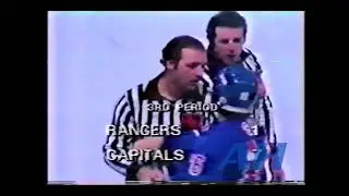 NHL Oct. 18, 1980 Mike Gartner,WSH v Dave Silk,NYR Washington Capitals New York Rangers