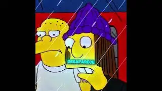 El monstruo del bus #thesimpsons #simpsons
