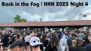 Back in the Fog | HHN 2025 Night 4 Scarezones & Our 3rd Art the Clown Run-In!