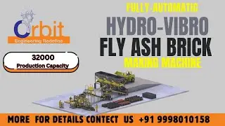 latest hydro vibro  technology  fully automatic fly ash brick machine | orbit engifab Pvt Ltd