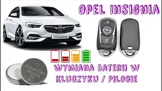Replacing the Battery in the Key / Remote Control (keyless / touchless) - Opel Insignia (2018)