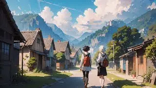 A peaceful anime village life | Day 01| Relax music | anime world #anime #animeedit
