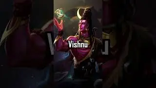 The Epic Battle of Brahma and Vishnu #shorts #vishnu #Brahma #shiva #hindu #mahabharata