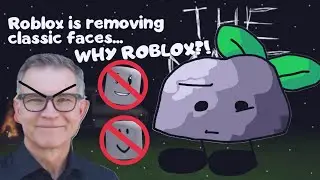 Rocky plays the maze while ranting about Roblox removing classic faces