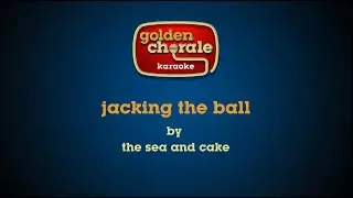 the sea and cake -  jacking the ball (karaoke)
