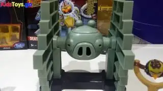 Angry Birds Star Wars Jenga Tie Fighter Game & Telepods Death Star Trench Run Playset - Play-Doh