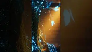 The last glow #AestheticWorlds #AIArtVideo #BioluminescentForest #GlowingSpirals #DreamlikeScenes