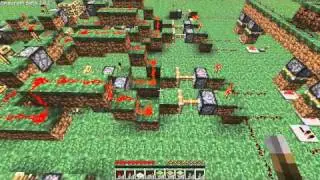Minecraft - Fulladder using instant wire (1 tick / 3 tick)