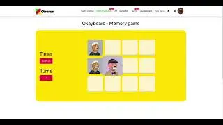 Oberon OkayBears Memory Game 007