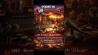 On January 28, USA for Africa recorded &ldquo;We Are the World&rdquo;#history #michaeljackson #lionelrichie