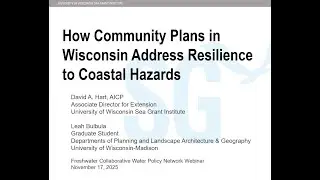 How Community Plans in Wisconsin Address Resilience to Coastal Hazards