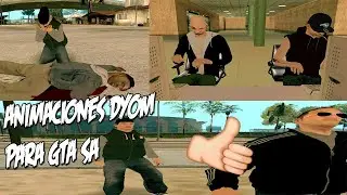 Pack Anims Dyom Para GTA SA | By Laundro