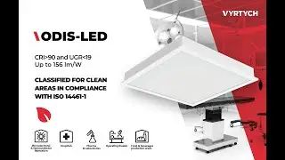 ODIS-LED - NEW lighting fixture for clean rooms