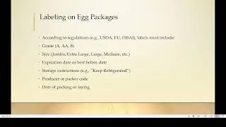 Packaging of egg products