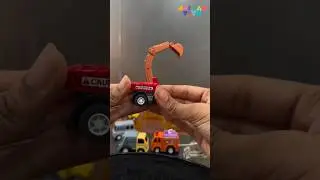 Mini Racer Construction Trucks 🚜 | Joy Junction Mini Vehicles for Kids | Fun Toy Review