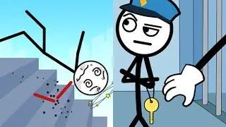 Ragdoll Break: Kick Loser vs Thief Puzzle: to pass a level - Satisfying ASMR Gameplay All Levels