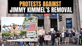 ПРЯМОЙ ЭФИР: В студии Walt Disney прошли протесты против отстранения Джимми Киммела за его коммен...