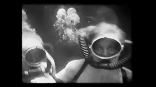 Scenes from Old Film Vintage Scuba Diving 1950s