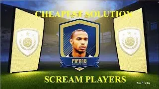FIFA 18! CHEAPEST PLAYERS TO COMPLETE 93 PRIME ICON THIERRY HENRY SBC WITH SCREAM PLAYERS