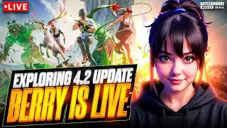 🔴LIVE : BGMI LIVE RUSH ONLY | EXPLORING 4.2 UPDATE PRIMEWOOD GENESIS | IPAD PRO M4 | BERRY IS LIVE