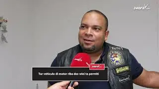 Easy Riders Cura&ccedil;ao lo dal un keiro riba brommer pa Dia di Bandera di Corsou