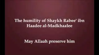 Benefit - Shaykh Rabee': 