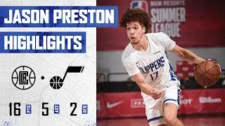 Jason Preston (16 PTS, 6 AST) Delivers vs. Utah Jazz | LA Clippers