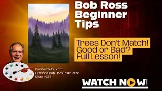 A Simple Bob Ross Method Lesson Stunning Skies and Trees.