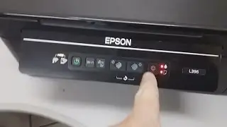 Epson L396 atolamento papel luzes piscando