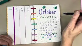 October BUJO Bullet Journal #planwithme #bulletjournal