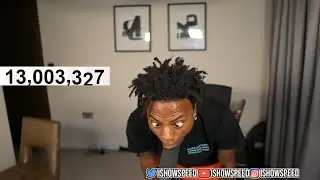 IShowSpeed ​​hitting 13 million Subscribers