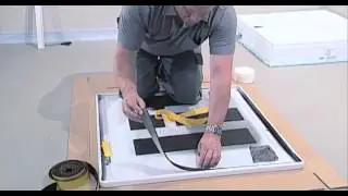 Montagefilm - Duschwanne mit Schallschutz SIA