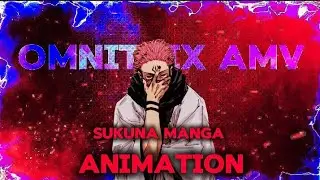 Sukuna Comes to Life in EPIC Manga Animation Edit! || Omnitrix Amv || #jjk #sukuna #manga #anime 