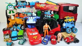 Disney Pixar Cars , Lightning McQueen Filmore Cruz Ramirez Chevrolet Porsche Mater Ambulance | ASMR