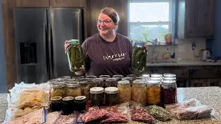 7 Days of Canning, Fermenting, and Dehydrating! Every Bit Counts Challenge Week 3