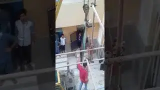 lifting glass sheets with heavy machinery