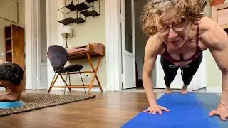 More Rainy Day Rome Rooftop Fitness (2/4) - Miss Moonshine (Abs, Core)