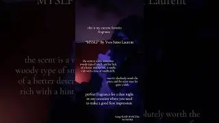 rating YSL MYSLF #xomori #newmusic #newartist #ysl #fragrance #fragrancereview #popmusic #singer