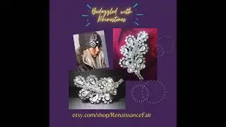 Purple Script Clear Rhinestone Floral Leaf Brooch, Silver Plated, Sparkly Vintage