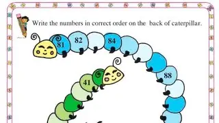 Mathematics Standard 1.Class 1. write numbers in correct order .  #mathematics  #education