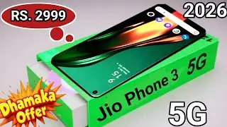 Jio 5G mobile 2026⚡Jio Phone 3 unboxsing⚡1 साल फ्री⚡Jio Phone Next unboxsing⚡ jio 5G smartphone 2026