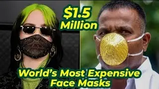 TOP 10 EXPENSIVE MASK IN THE WORLD |NIHALFACTS| #COVID19FACEMASK #EXPENSIVEFACEMASK #FACEMASKSLIST