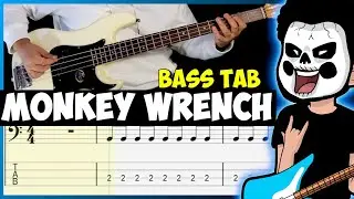 Foo Fighters - Monkey Wrench  Bass Cover (+ Tab) | Dotti Brothers #basscover #bass #tabs