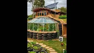Eco-Friendly Living: How to Build a Sustainable Earthship Home with Tire Gardens
