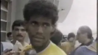 Entrevistas de jogadores do Brasil durante a Copa de 90